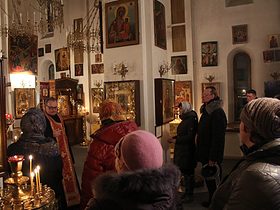 Новогодний молебен и литургия, фото 10