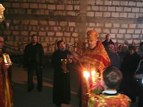 Литургия в храме в честь иконы Божией Матери Неувядаемый цвет, фото 5