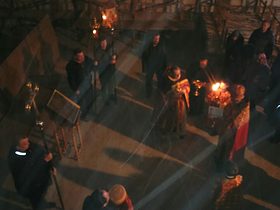 Литургия в храме в честь иконы Божией Матери Неувядаемый цвет, фото 7