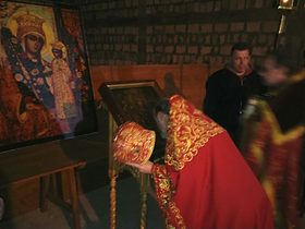 Литургия в храме в честь иконы Божией Матери Неувядаемый цвет, фото 11