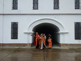 Литургия в храме в честь иконы Божией Матери Неувядаемый цвет, фото 13